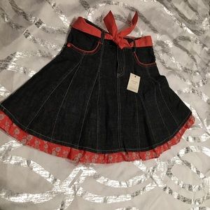 Pumpkin Patch Denim Girls Skirt